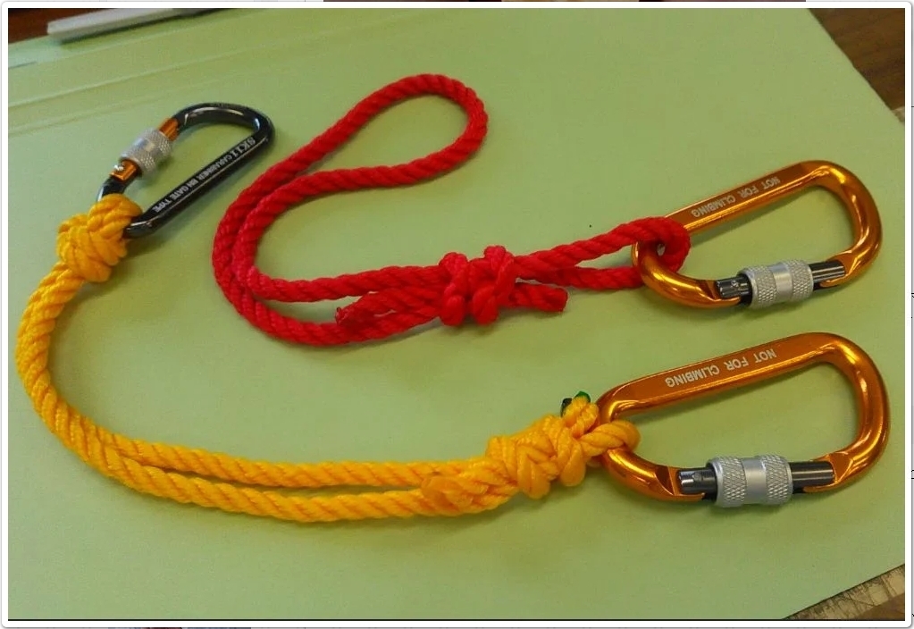 Perfect for sling? New slew in Reever knot (tentative name) スリングに最適か